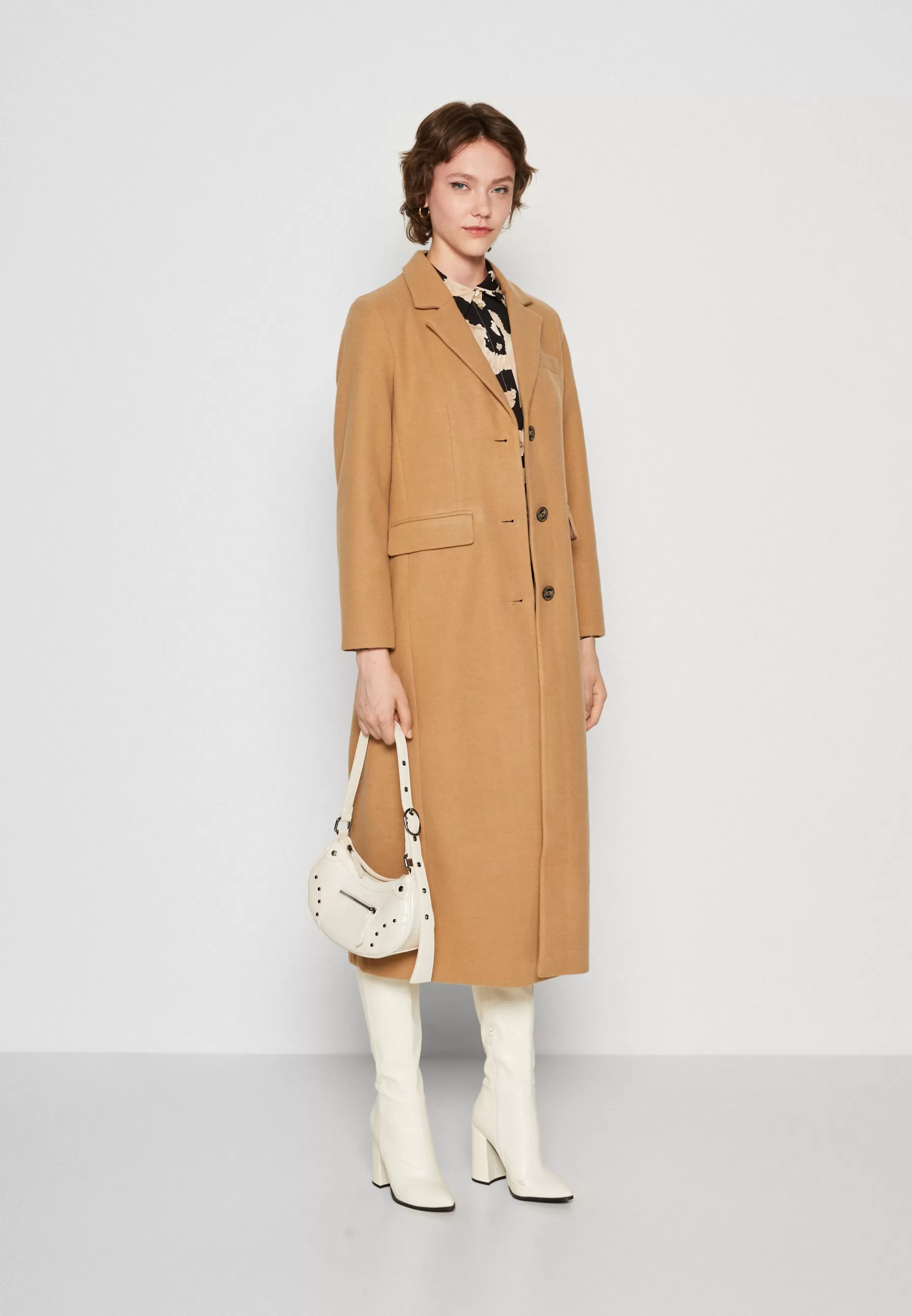 Vero Moda Vmvincemilan Long Coat - Mantel>Dames Wollen Jassen