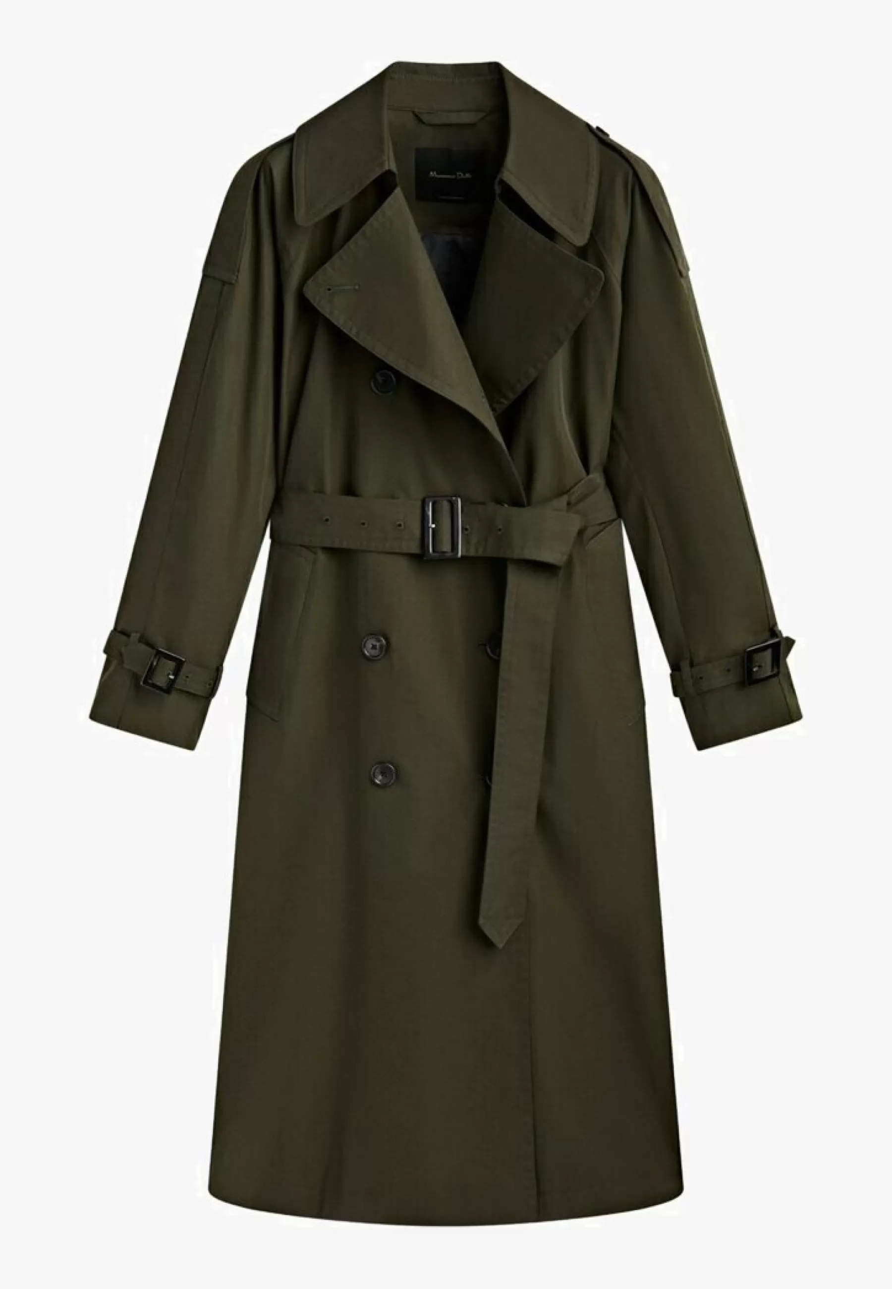 Dames Massimo Dutti Trenchcoats | Voluminous With Belt - Trenchcoat