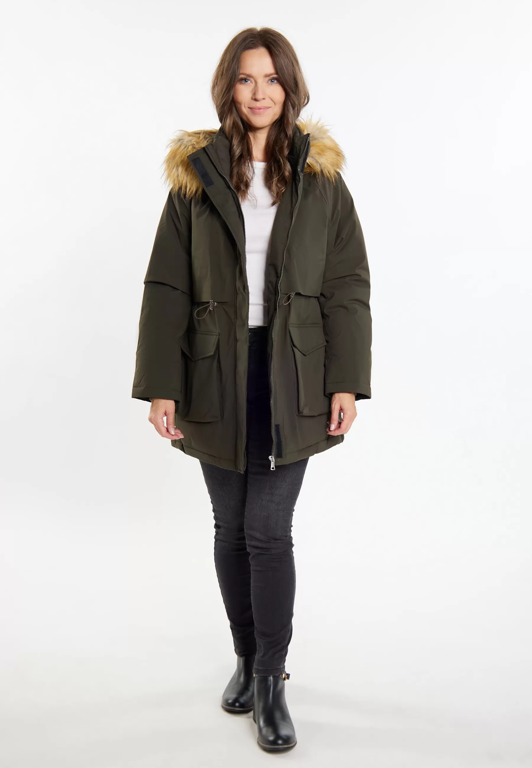 Dames usha Parka's | Wattierter Lurea - Winterjas