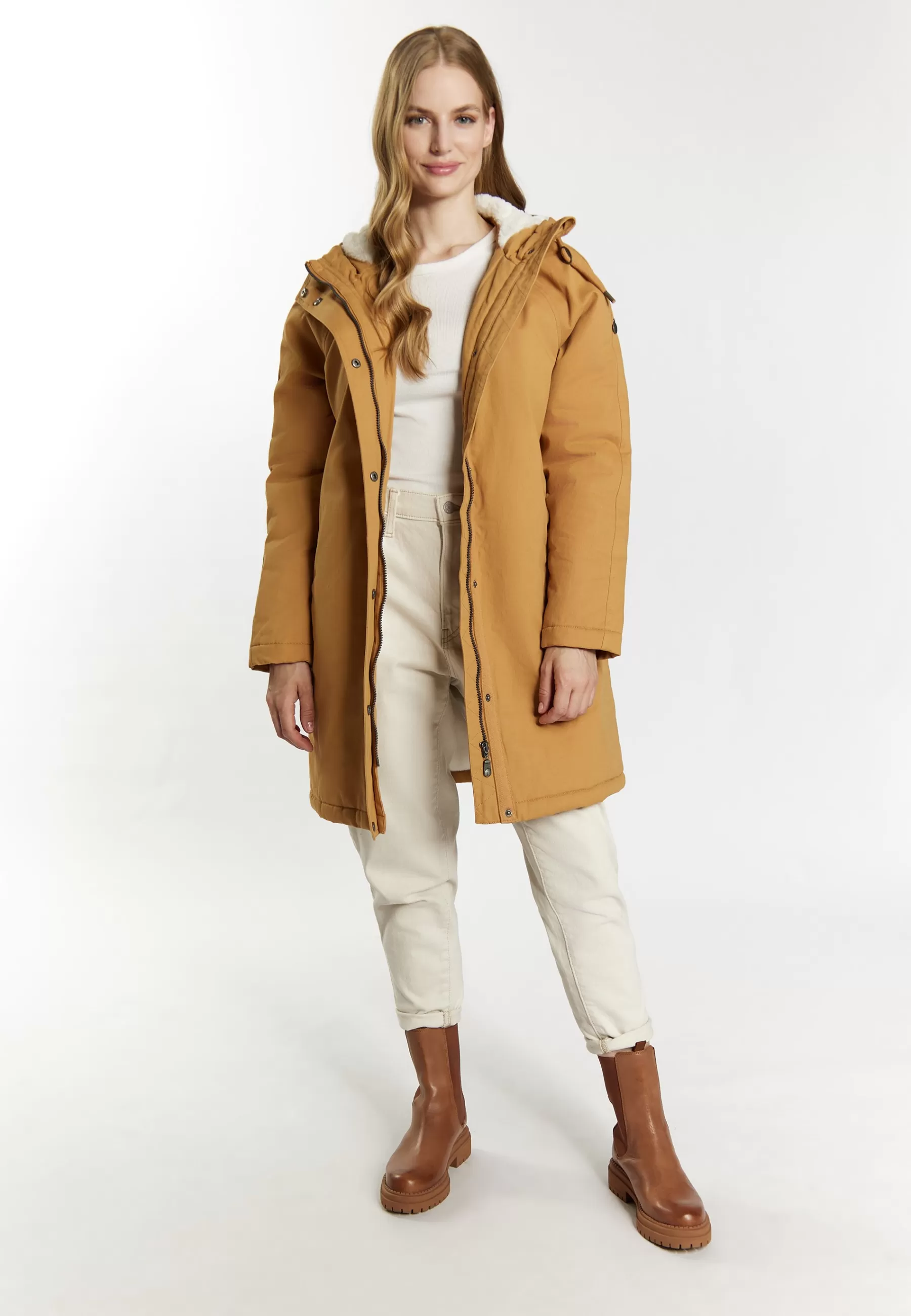 Dames DreiMaster Parka's | Wattierter Mit-Altipl - Winterjas