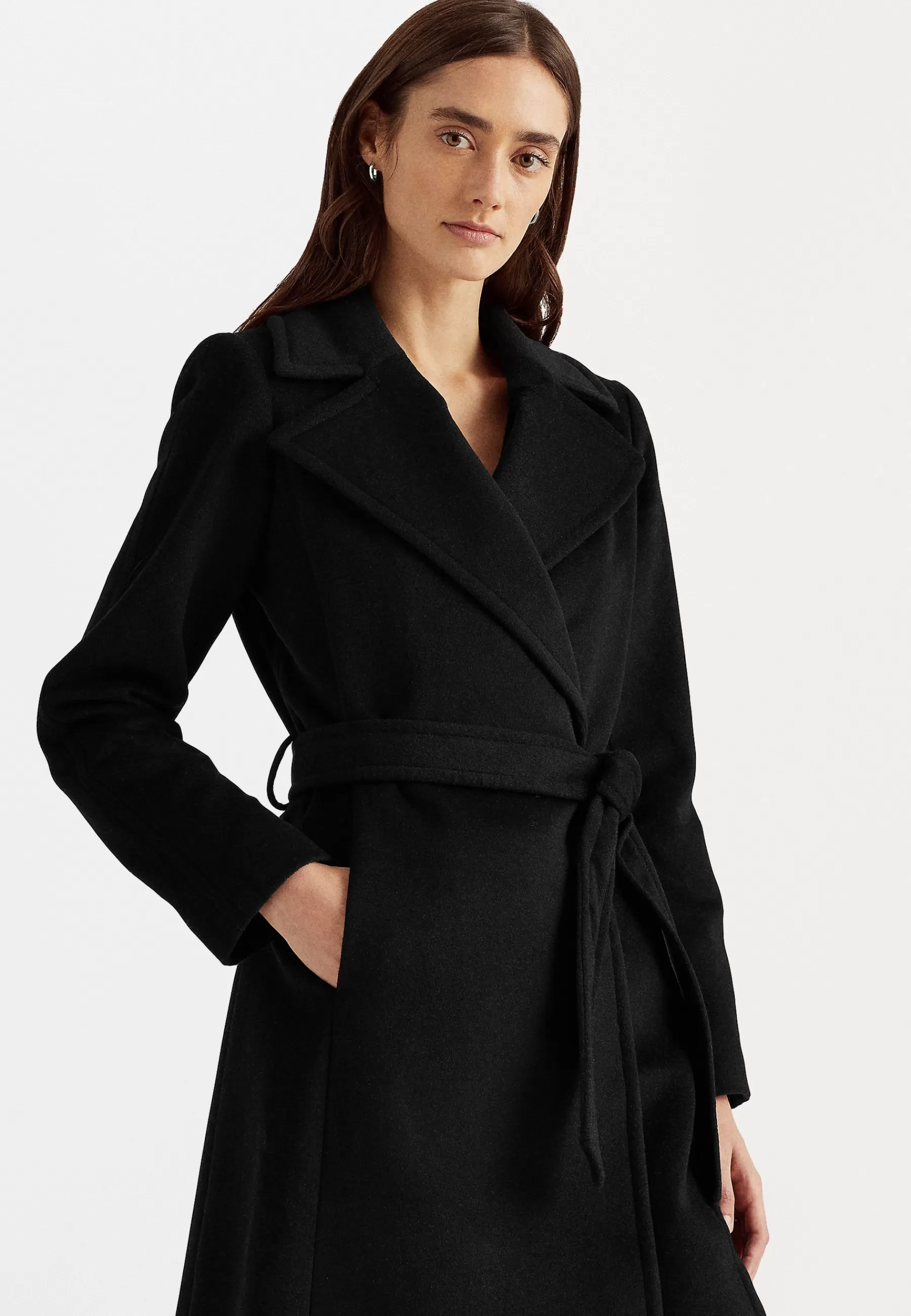 Lauren Ralph Lauren Wrap Coat - Mantel>Dames Wollen Jassen