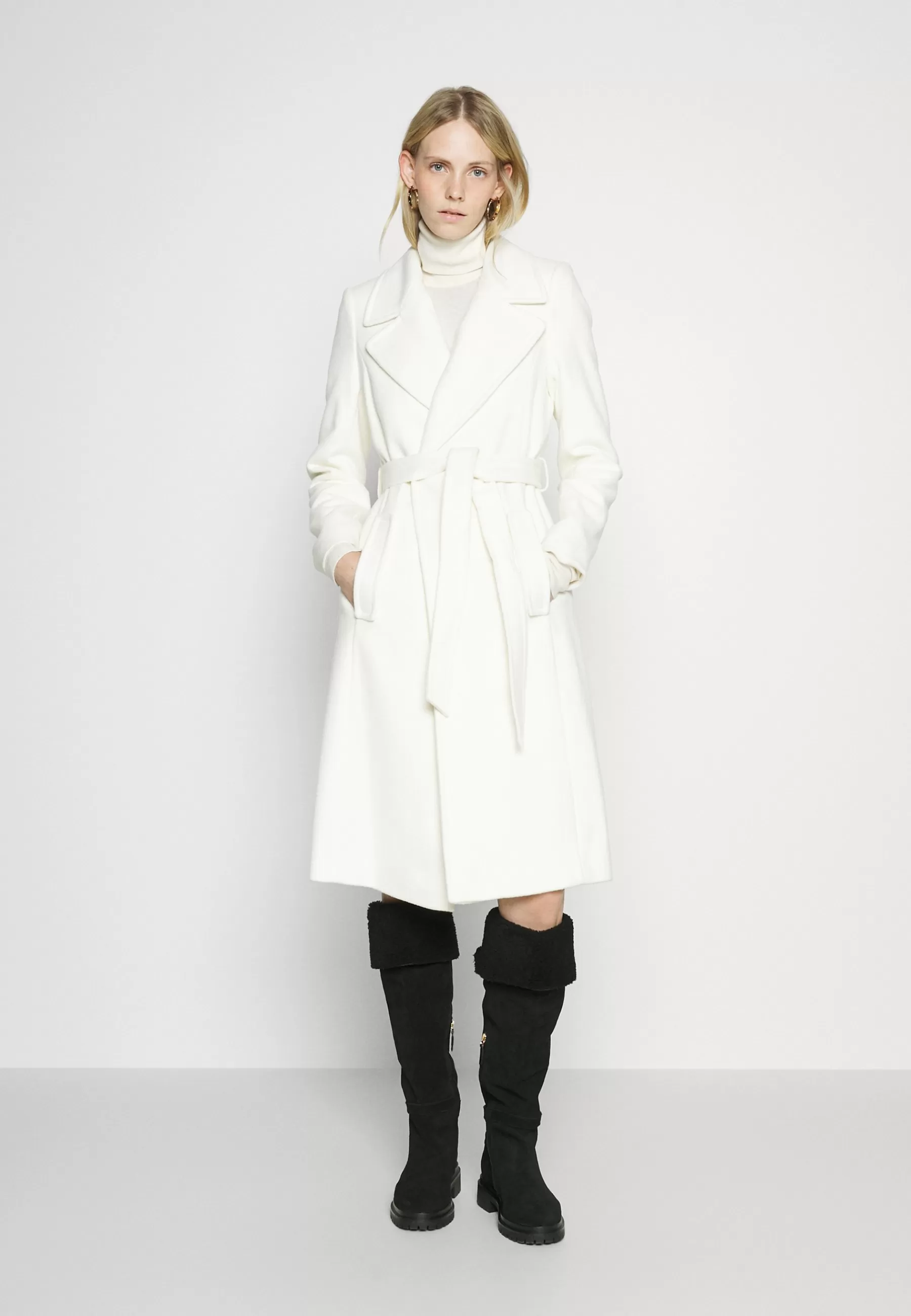 Lauren Ralph Lauren Wrap Coat - Mantel>Dames Wollen Jassen