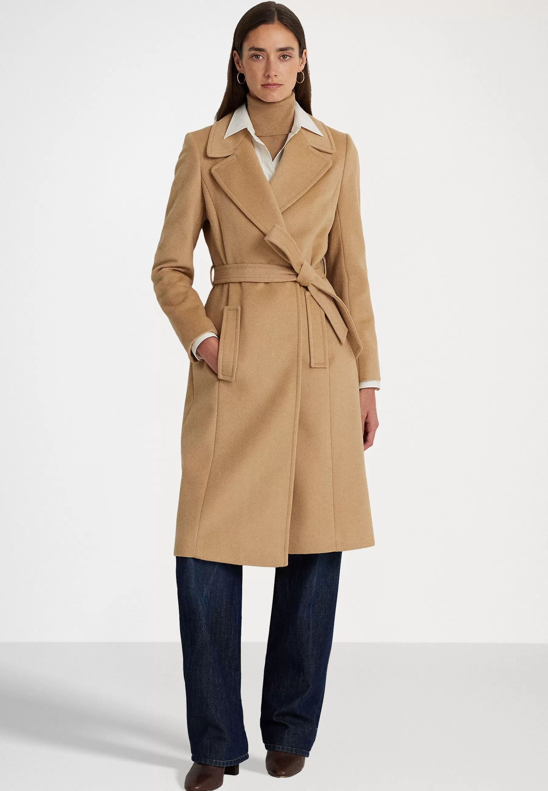 Lauren Ralph Lauren Wrap Coat - Mantel>Dames Wollen Jassen