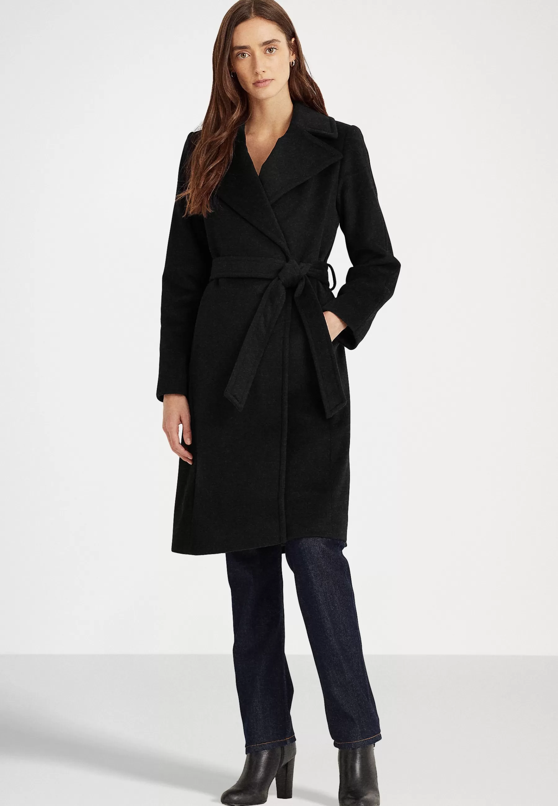 Lauren Ralph Lauren Wrap Coat - Mantel>Dames Wollen Jassen