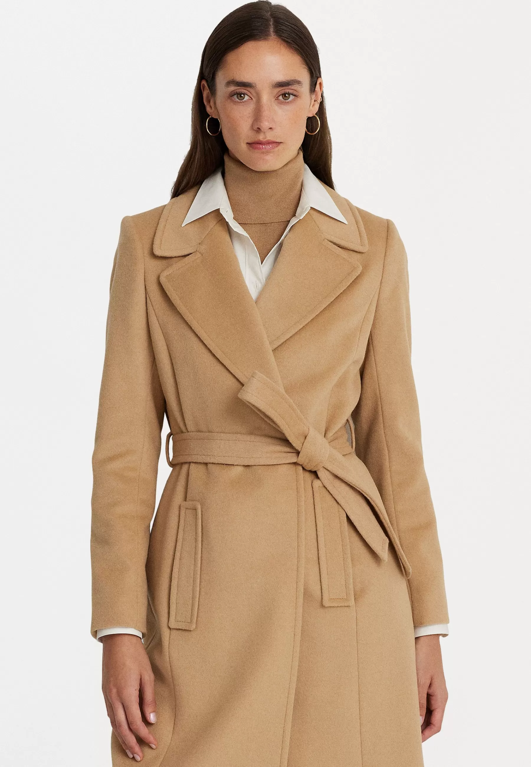 Lauren Ralph Lauren Wrap Coat - Mantel>Dames Wollen Jassen