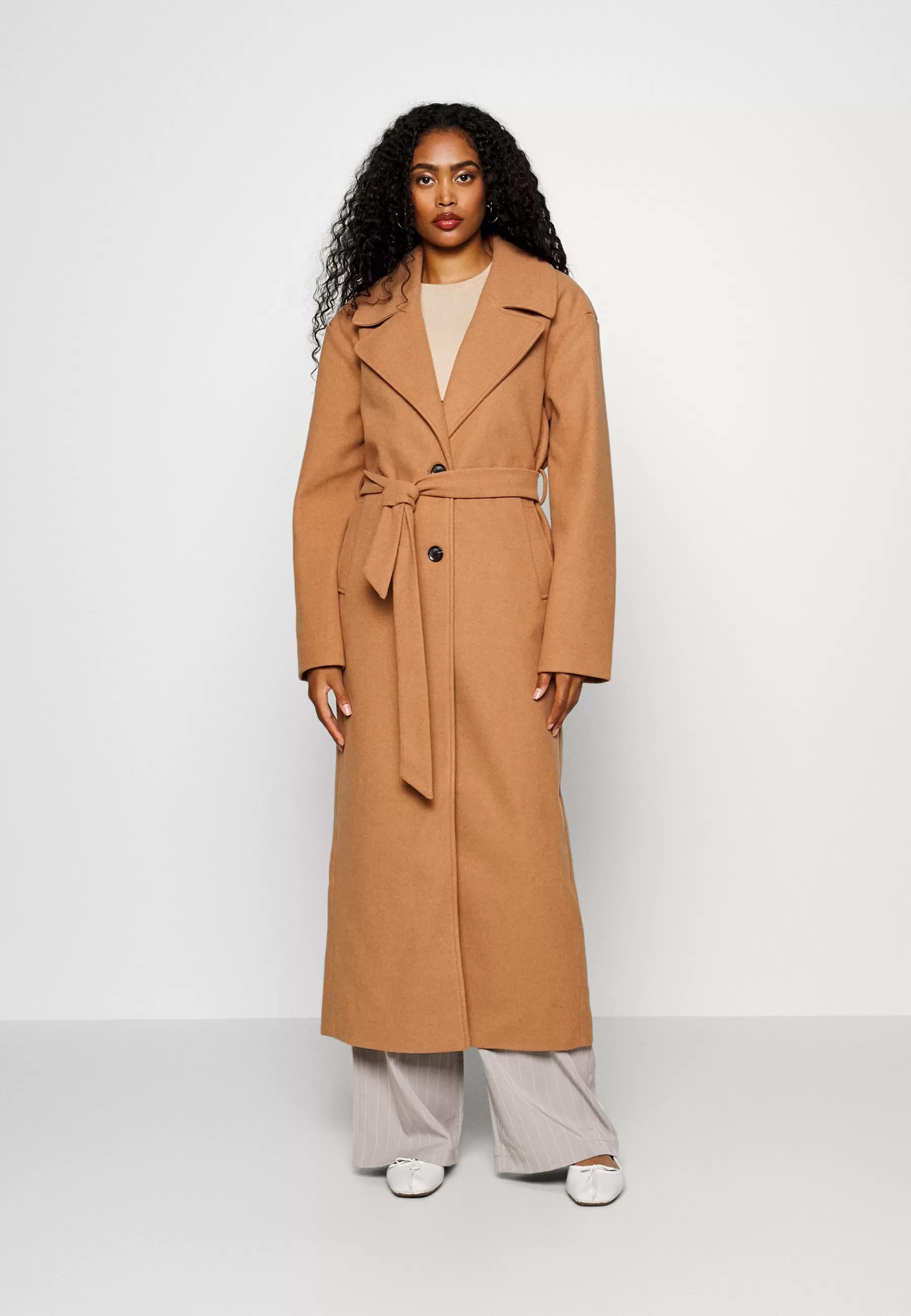 YAS Tall Yasemma Long Button Coat - Mantel>Dames Wollen Jassen