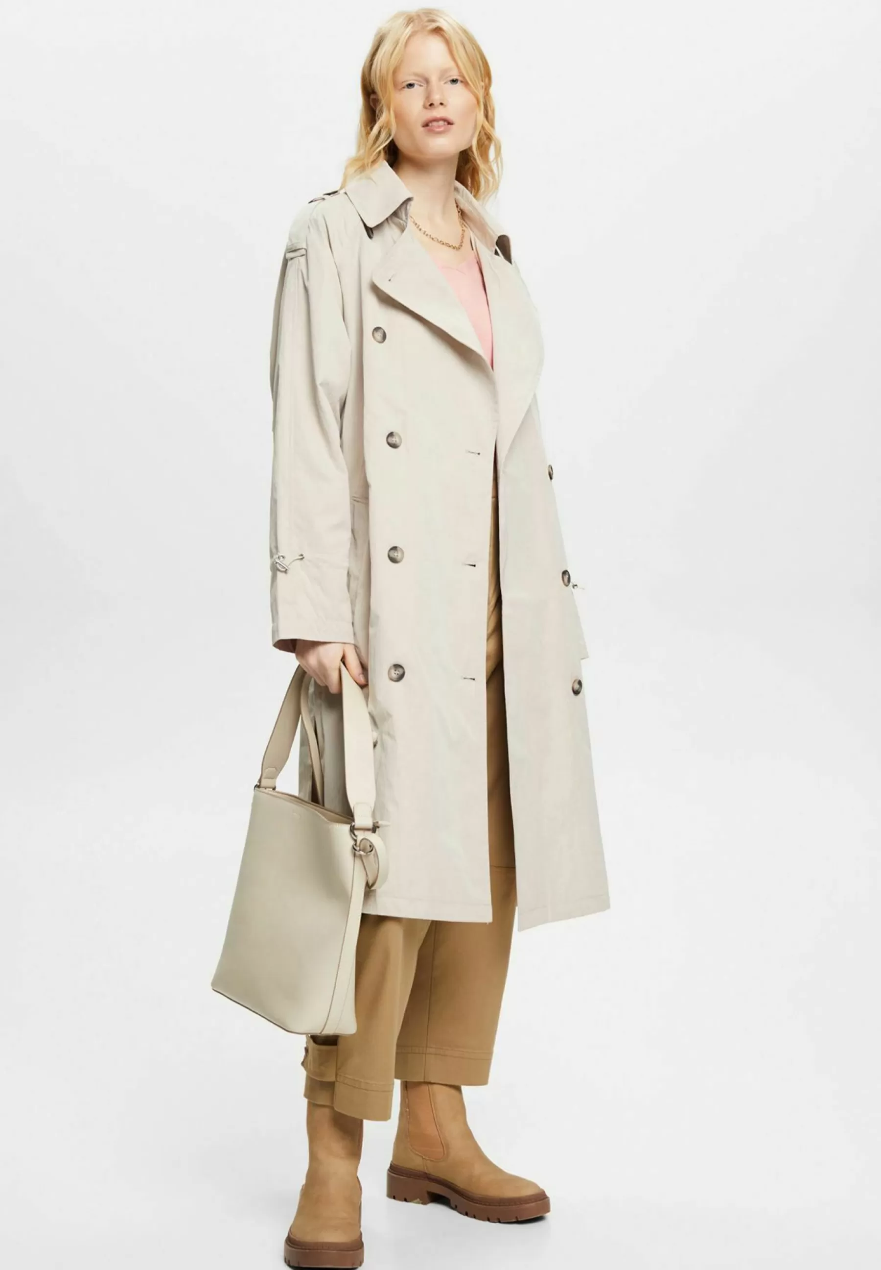 Dames Esprit Collection Trenchcoats | Zweireihiger - Trenchcoat